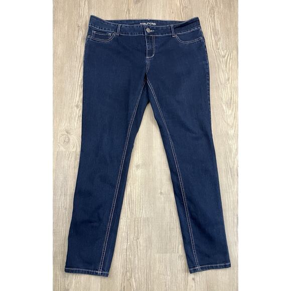 Maurices Dark Wash Jeggings Women’s Size XL Short - Picture 1 of 9